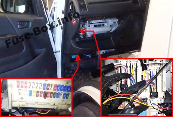 Расположение блоков предохранителей и реле Предохранители и реле Toyota HiAce (H200; 2014-2018) - схема 2