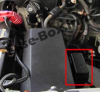 Расположение блоков предохранителей и реле Предохранители и реле Toyota Tacoma (2005-2015) - схема 7