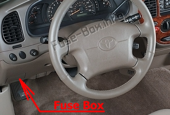 Расположение блоков предохранителей и реле Предохранители и реле Toyota Tundra (2004-2006) (Double Cab) - схема 3