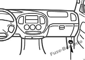 Расположение блоков предохранителей и реле Предохранители и реле Toyota Tundra (2004-2006) (Double Cab) - схема 6