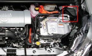 Расположение блоков предохранителей и реле Предохранители и реле Toyota Yaris Hybrid / Echo Hybrid (XP130; 2012-2017) - схема 5
