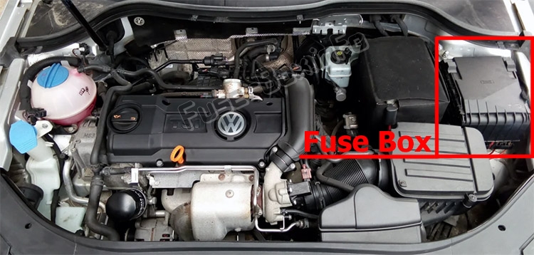 Расположение блоков предохранителей и реле Предохранители и реле Volkswagen Passat B7 (2011-2015) - схема 13