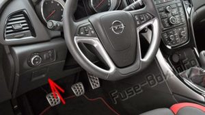 Расположение блоков предохранителей и реле Предохранители Opel Astra J (2009-2018) - схема 3
