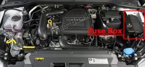 Расположение блоков предохранителей и реле SEAT Arona 2017-2019 - схема 3