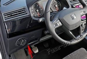 Расположение блоков предохранителей и реле SEAT Ibiza Mk5  KJ; 2017-2019 - схема 1