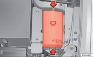 Расположение блоков предохранителей и реле SEAT Leon Mk3  5F; 2013-2019 - схема 4