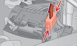 Расположение блоков предохранителей и реле SEAT Mii 2012-2018 - схема 4 Расположение блоков предохранителей и реле SEAT Mii 2012-2018 - схема 4