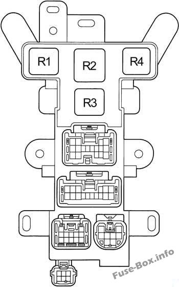 Блок реле салона: Toyota RAV4 (1995, 1996, 1997)