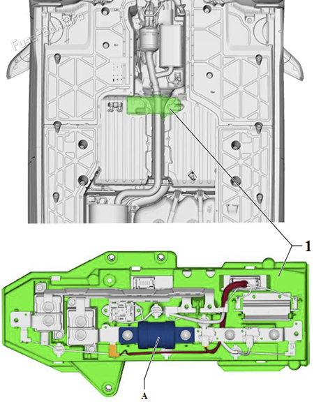 Предохранитель системы высокого напряжения 1: Volkswagen Multivan (T7; 2022-2024)